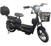 Электроскутер NOVA EC03 синий, без цепи
