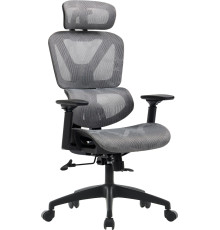 Офисное кресло Mio Tesoro Оскар AF-C4226 серый рисунок