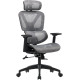 Офисное кресло Mio Tesoro Оскар AF-C4226 серый рисунок