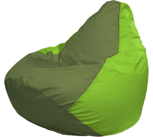 Кресло-мешок Flagman Груша Макси Г2.1-161 салатовый/оливковый