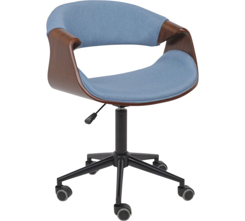Офисное кресло AksHome Angara ткань, небесный XC188-26/черный