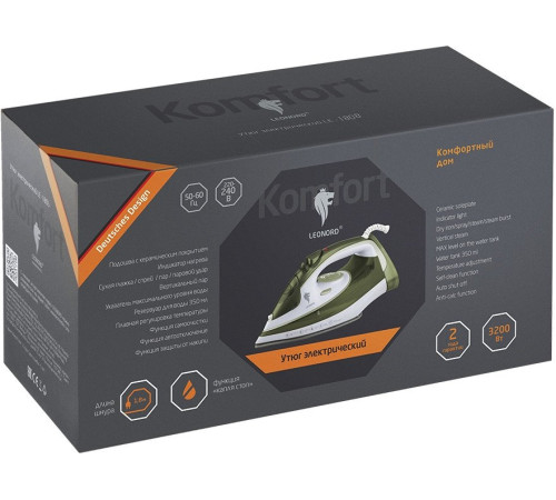 Утюг Leonord LE-1808 108251 оливковый