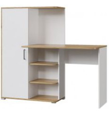 Стол Горизонт Лайт 1420 белый/крафт золотой