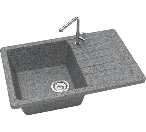 Кухонная мойка MARRBAXX Карельский камень модель 16/Q8 F016Q008 серый/темно-серый