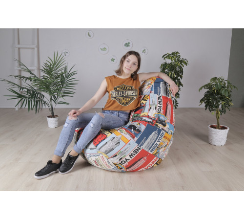 Кресло-мешок Flagman Груша Макси Г2.4-12 Найс А01