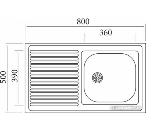 Кухонная мойка Mixline R 503443