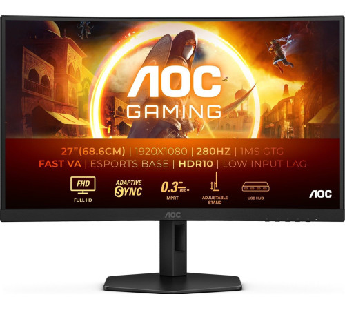 Игровой монитор AOC Gaming C27G4ZXU