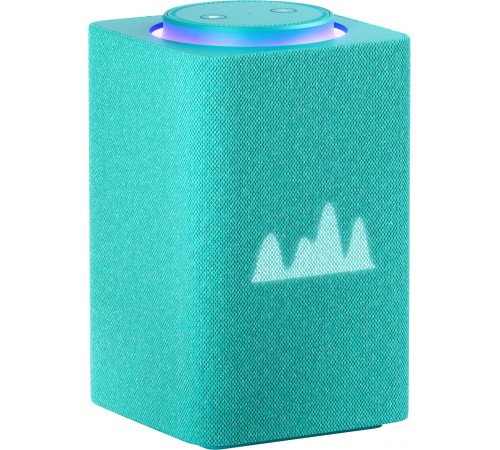 Умная колонка Яндекс Станция Макс с хабом умного дома Zigbee, бирюзовый