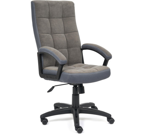 Кресло TetChair Trendy флок/ткань, серый