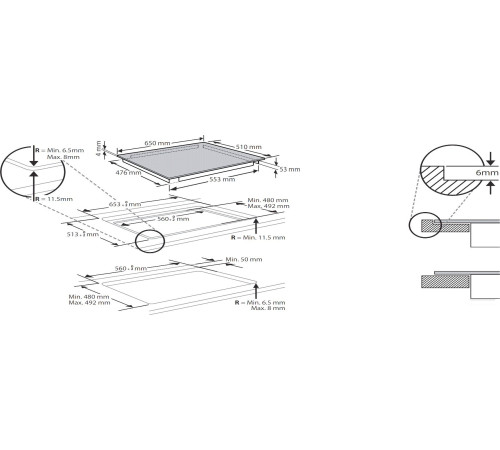 Варочная панель Whirlpool SMP 658C/BT/IXL