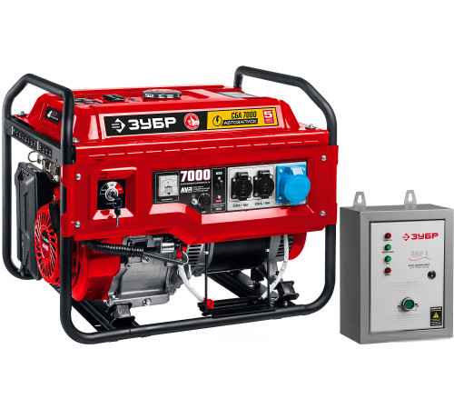 Бензиновый генератор Зубр СБА-7000