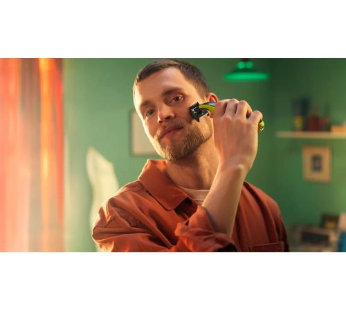 Триммер для бороды и усов Philips OneBlade Face QP2724/20