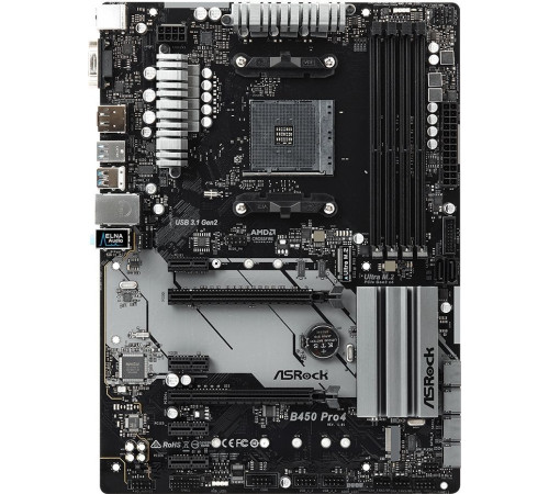 Материнская плата ASRock B450 Pro4