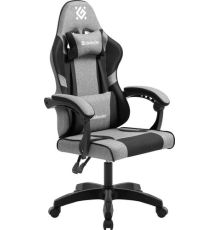 Игровое геймерское кресло Defender Teiz черный/серый