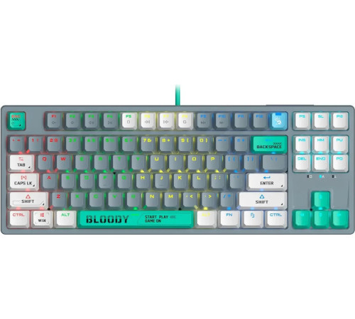 Клавиатура A4Tech Bloody S87 Energy Ash Bloody BLMS Red Plus