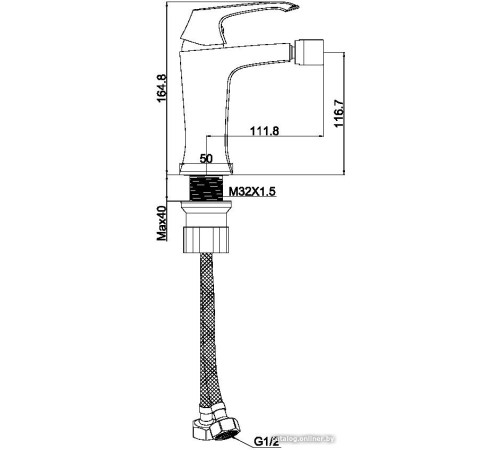 Смеситель Maxonor Pure Life PL5088-16