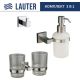 Набор аксессуаров для ванной Lauter 21SH6081 + 21SH6171 + 21SH6091 Chrome, 3 предмета
