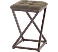 Табурет AMC Comfort 8К2.2 кожзам, венге/коричневый