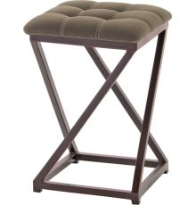 Табурет AMC Comfort 8К2.2 кожзам, венге/коричневый