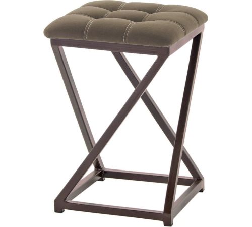 Табурет AMC Comfort 8К2.2 кожзам, венге/коричневый