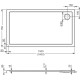 Душевой поддон Roth Flat Kvadro Rectangle 160x75 [8000244]