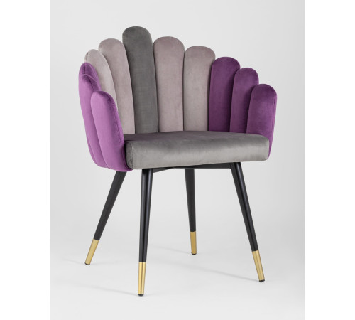 Стул с подлокотниками Stool Group Камелия серый