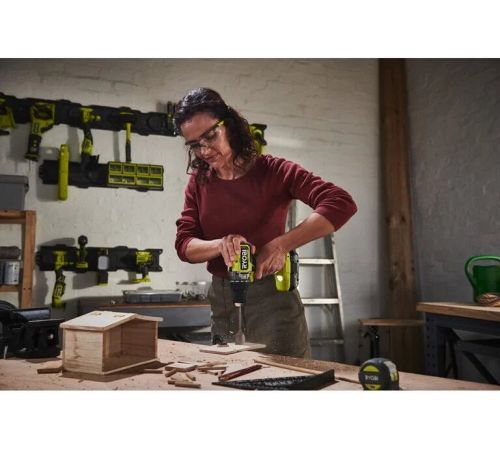 Ударная дрель-шуруповерт Ryobi RPD18X1-1C50S 5133006830 с 1-им АКБ, сумка