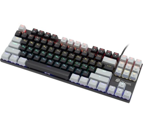 Клавиатура Оклик K600X черный/серый