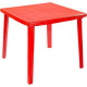 Стол Стандарт пластик 130-0019-33 красный