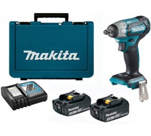 Гайковерт Makita DTW180RFE с 2-мя АКБ, кейс