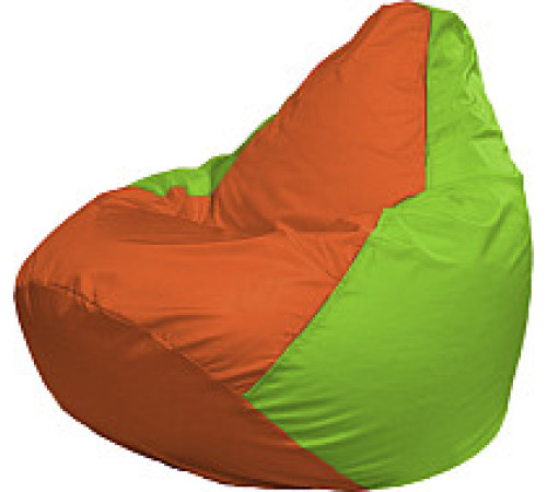 Кресло-мешок Flagman Груша Супер Мега 4XL Г5.1-215 оранжевый/салатовый