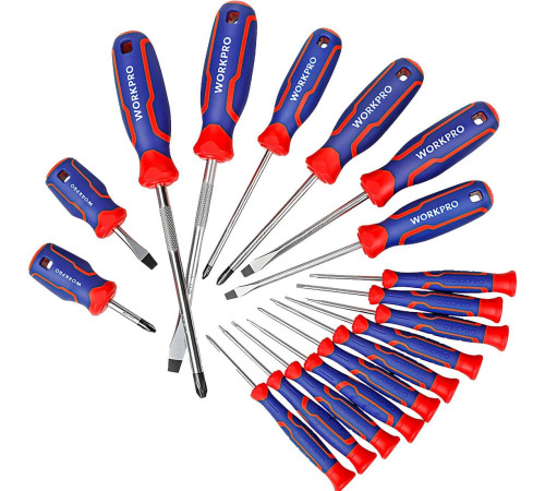 Набор отверток Workpro WP200506 18 предметов