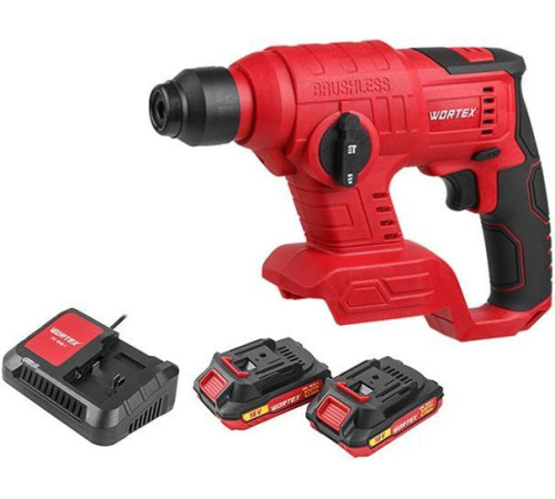 Перфоратор Wortex CRH 1810 0329267 с 2-мя АКБ, кейс