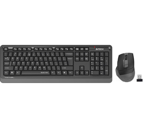 Офисный набор A4Tech Fstyler FGS1035Q черный/серый