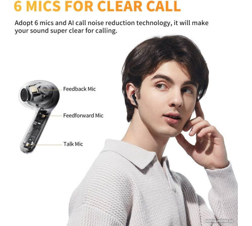 Наушники QCY AilyBuds Pro черный