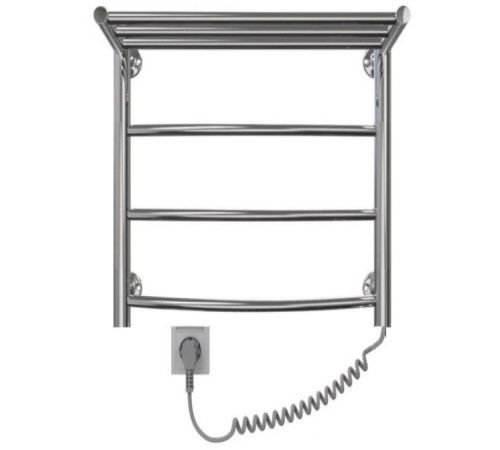 Полотенцесушитель Granula Классик 50x60 D32 с полкой и кнопкой левый