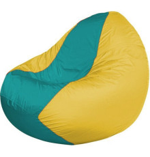 Кресло-мешок Flagman Classic К2.1-261 желтый/бирюзовый