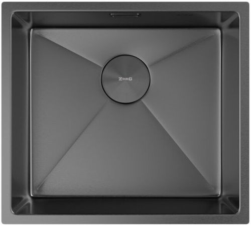 Кухонная мойка ZorG Zerox 49 U / IF PVD Gunblack