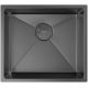 Кухонная мойка ZorG Zerox 49 U / IF PVD Gunblack