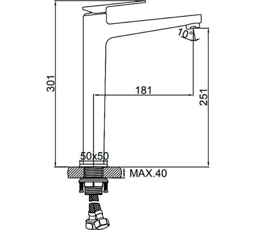 Смеситель Ledeme L1178