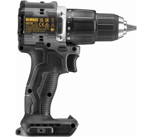 Ударная дрель-шуруповерт DeWalt DCD100P2T с 2-мя АКБ, кейс