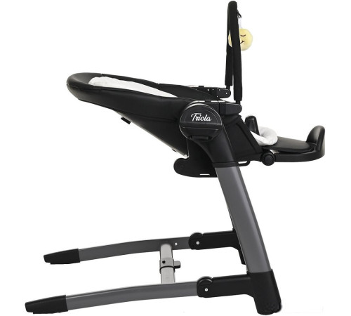 Высокий стульчик Pituso Triola черная рама/черный