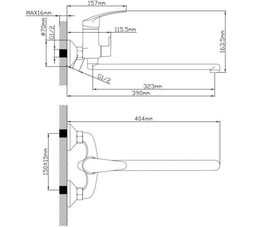 Смеситель AV Engineering AVSHU7-A131-222