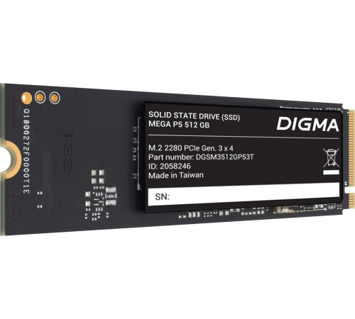 SSD Digma Mega P5 512GB DGSM3512GP53T