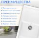 Кухонная мойка Saniteco Fama белый