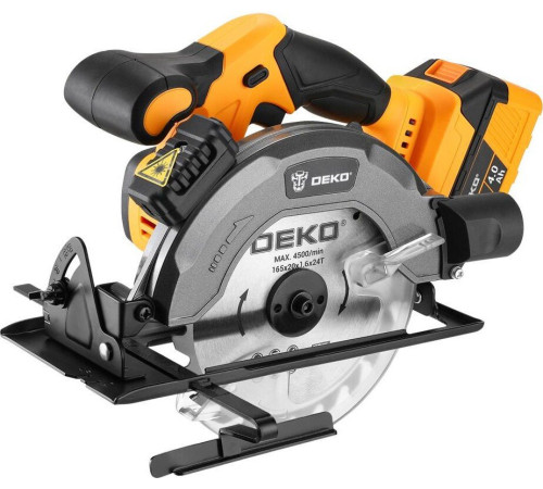 Дисковая циркулярная пила Deko DKCS20DA 085-1155 с 1-им АКБ