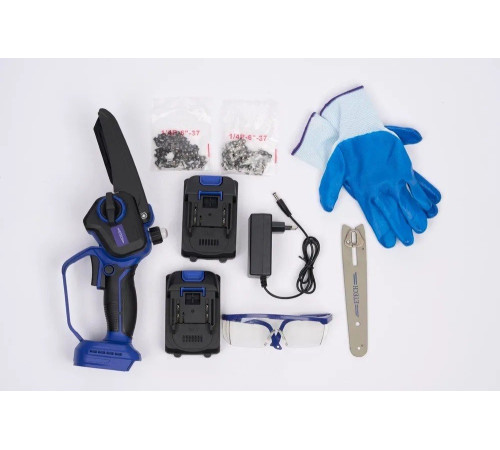 Аккумуляторная пила ETECH NS-18/6BL 25167 с 2-мя АКБ, кейс