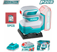 Виброшлифмашина Total TSHSLI20141 с 1-им АКБ