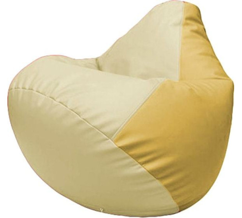 Кресло-мешок Flagman Груша Макси Г2.3-1008 светло-бежевый/охра