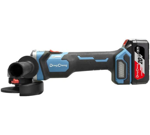 Угловая шлифмашина DongCheng DCSM03-125 Type FK с 2-мя АКБ, кейс